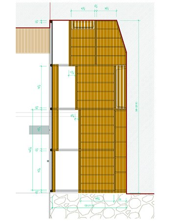 Cour et terrasse, Rue de Bordeaux - 25point4