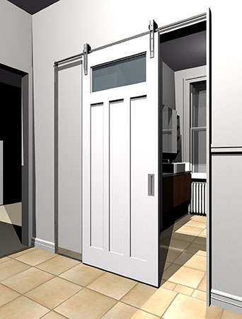 Conversion d'une buanderie en salle de bain dans un condo (Boul. St-Joseph) - 25point4