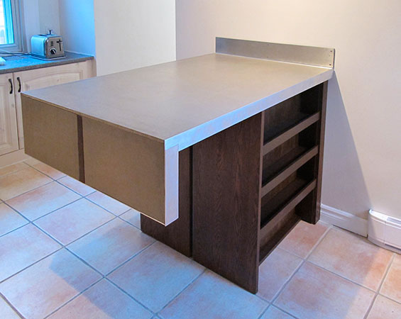 Ajout d'un îlot de cuisine incorporant un lave-vaisselle (Boul. St-Joseph) - 25point4